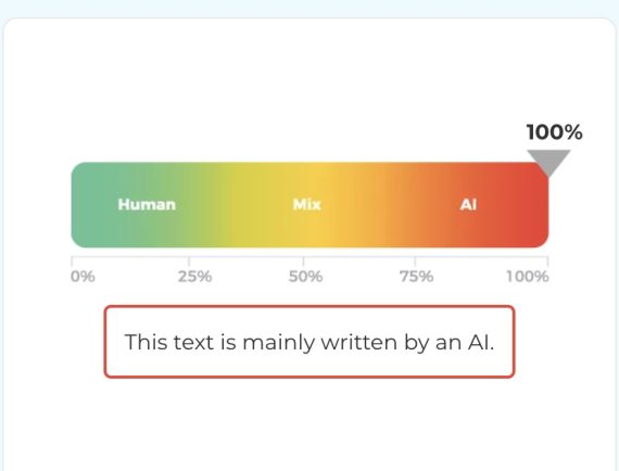 Screenshot of test results from Crossplag