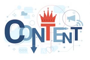 Illustration of the word "Content"