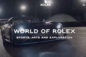 Photo from "World of Rolex" of an expensive car
