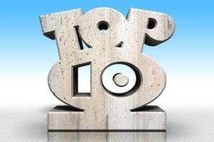 Illustration of a "top 10" image