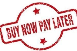 Illustration that reads "By Now Pay Later"