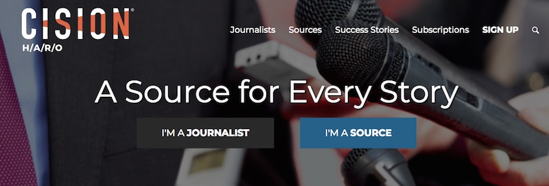 HARO connects journalists with expert sources.