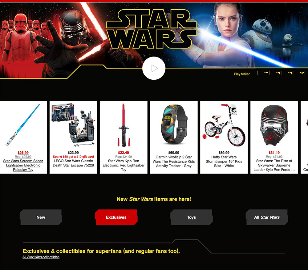 Target's Star Wars gift guide