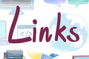 Illustration of the word "Links" superimposed on digital elements