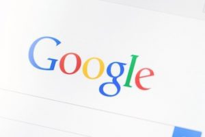 Google logo on a smartpone screen
