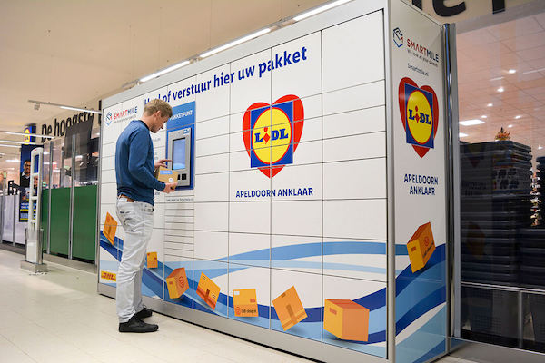 Smartmile smart locker in the Netherlands. Source: Smartmile