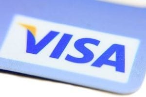 Image of a Visa card